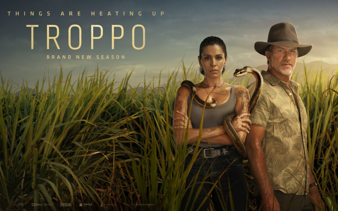 Bikies and crocs and snakes… oh my! Crime drama Troppo season 2 premieres on Prime Video and Amazon Freevee July 25